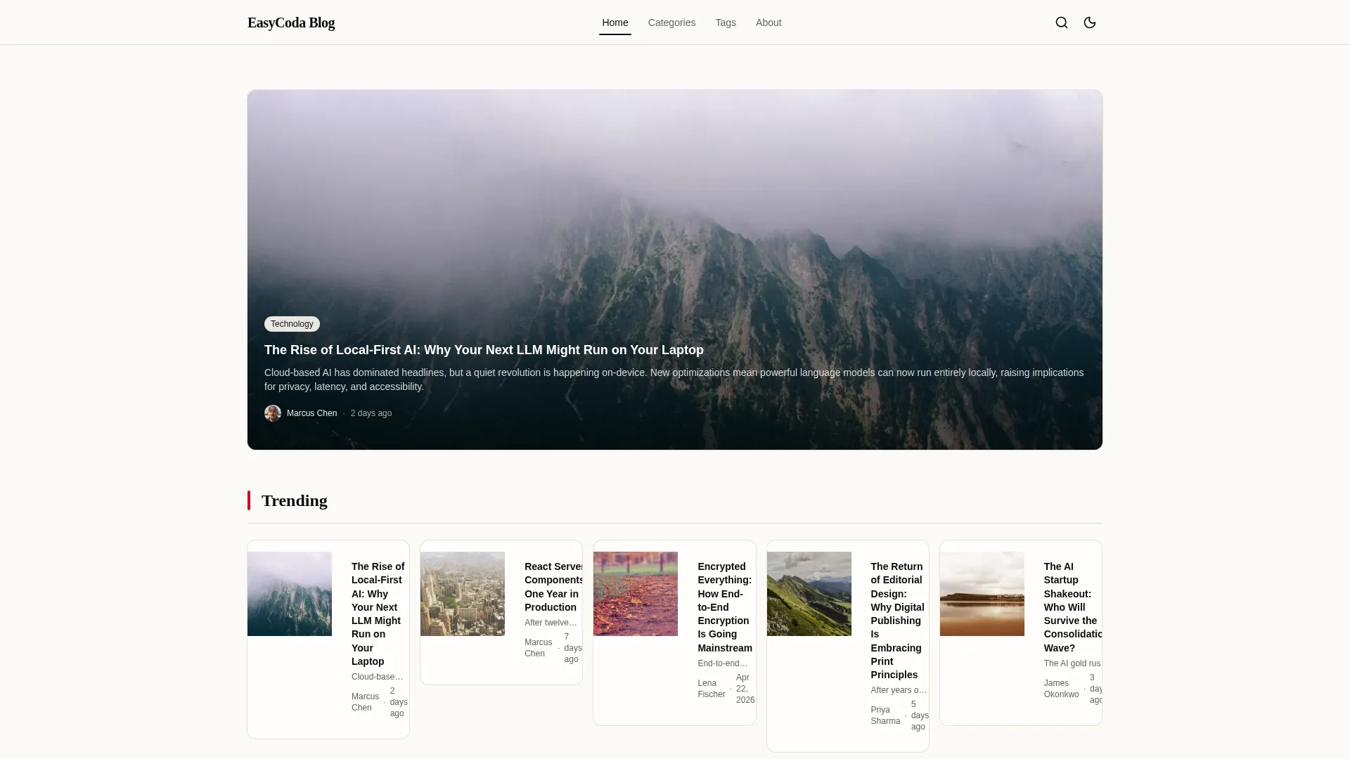 Blog Platform