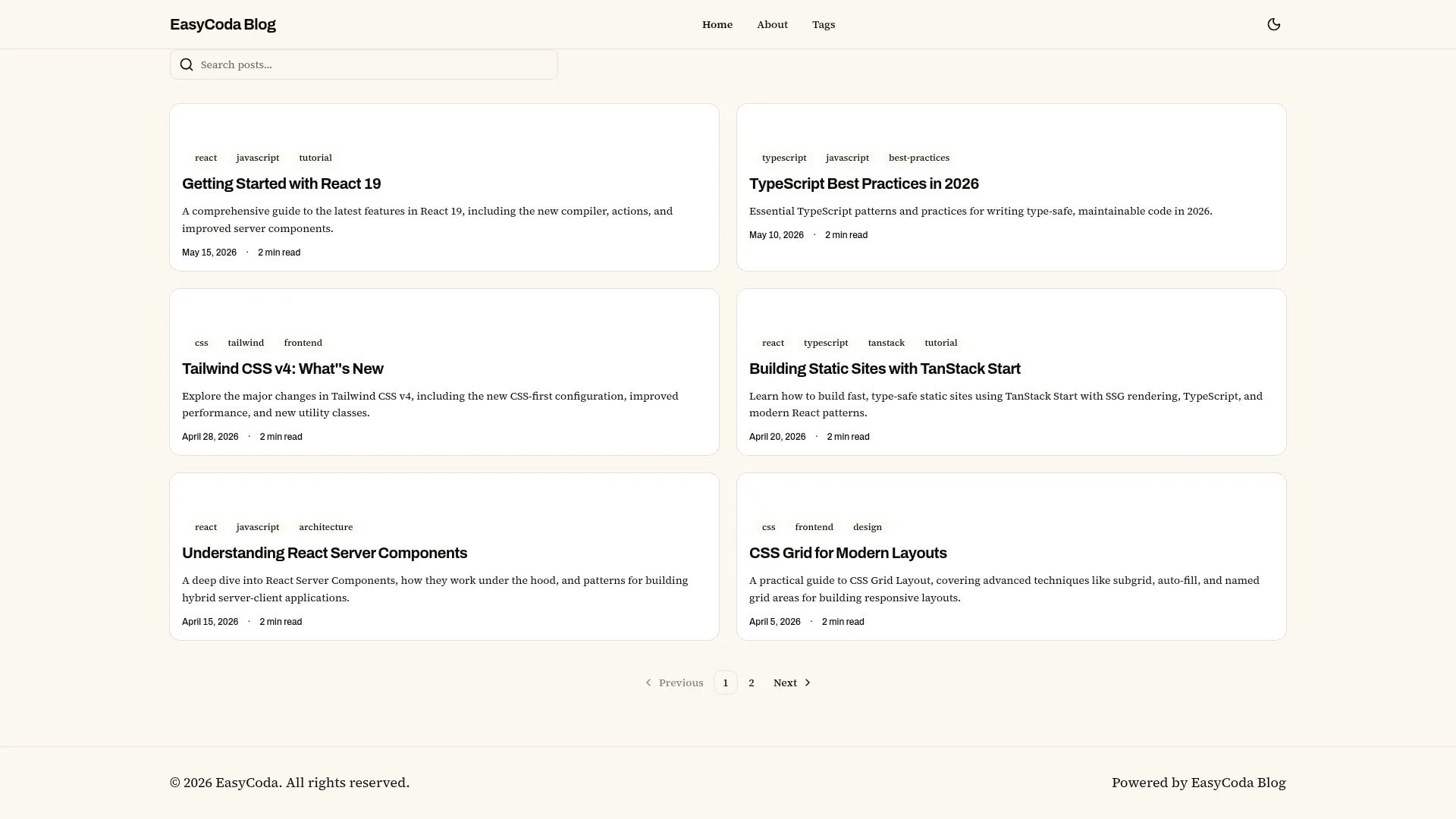 Blog Platform Builder